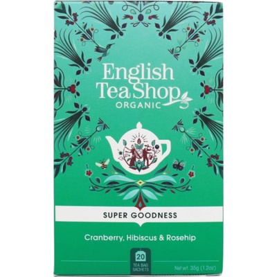 English Tea Shop Super Goodness Cranbery Hibiscus Rosehip 20 sáčků