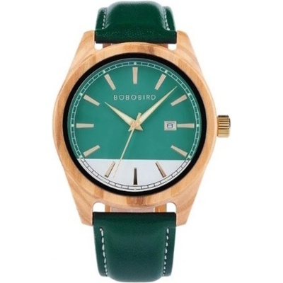 Woodrow Trim Analogue Olive Leather Green