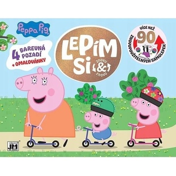 Lepím si znova a znova Peppa Pig