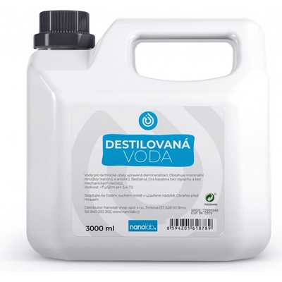Nanolab Destilovaná voda 3 l | Zboží Auto