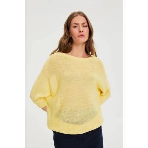 Moodo Тънък суитшърт жълт Moodo Moodo | Zhalt | ЖЕНИ | XS - zoot - 92,94 лв