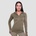 GymBeam Pulse 1/2 Zip Running Суичър за жени Vetiver L