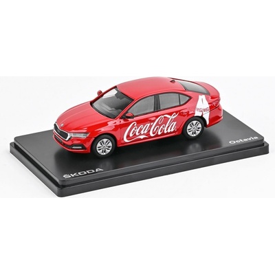 Abrex ŠKODA OCTAVIA IV SEDAN 2020 COCA COLA Česká republika 1:43