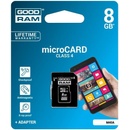Paměťové karty Goodram microSDHC 8 GB Class 4 M40A-0080R11