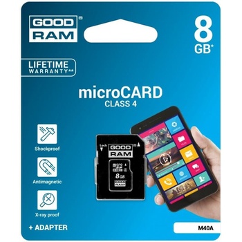 Goodram microSDHC 8 GB Class 4 M40A-0080R11