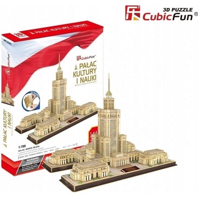 CubicFun 3D puzzle Palác kultury a vědy 144 ks