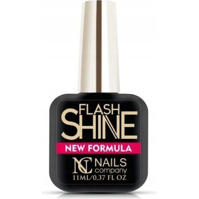 Vrchní lak pro lesk hybridních nehtů Nails Company Flash Shine 11ml
