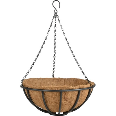 Esschert Design Метална висяща и стенна саксия за цветя ø 36 cm - Esschert Design (ZEE-BPH73)