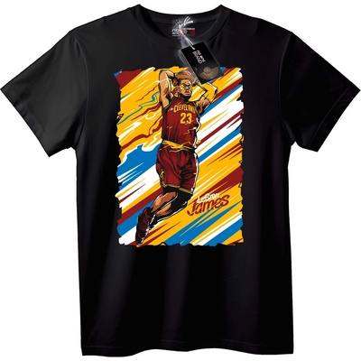 NOONEBRAND Тениска LeBron James Cleveland 23 - XL, White