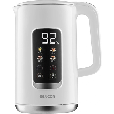 Sencor Електрическа канa SENCOR SWK БЯЛ, 2200 W, 1.70 L (8590669360291)