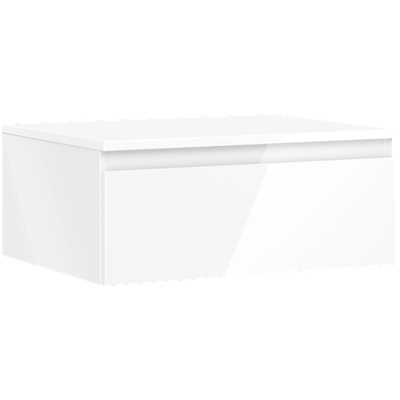 Mexen Orio шкаф за баня за мивка 60 см с плот, 1 чекмедже, бял гланц - 91A10-06023-1-BFC00 (91A10-06023-1-BFC00)