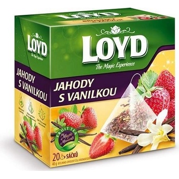 Loyd Ovocný čaj aromatizovaný jahody s vanilkou 20 x 2 g