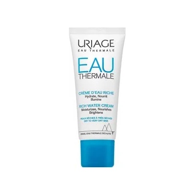 Uriage Eau Thermale Rich Water Cream мицеларна вода за отстраняване на грим за нормална/смесена кожа 40 ml