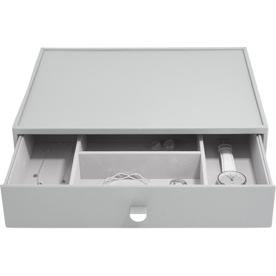 Stackers Ковчеже за бижута Stackers Pebble дълбоко с чекмедже supersize каменносиво (75816)