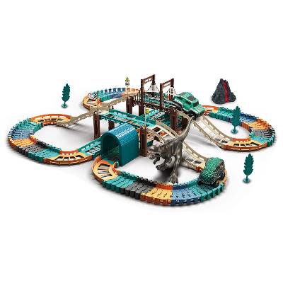 Детска писта Raya Toys - Dino Track, 137 части (519122336)