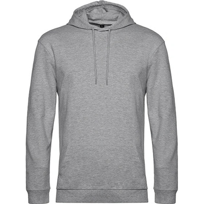 B&C Unisex mikina WU03W Heather Grey