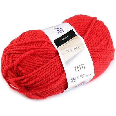 Pletací příze Yetti 100 g Varianta: 12 (52180) červená, Balení: 1 ks 40184/72742/179704