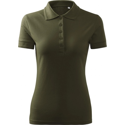 MALFINI Malfini pique polo free f10 / Дамска поло риза - военна l (f106915)