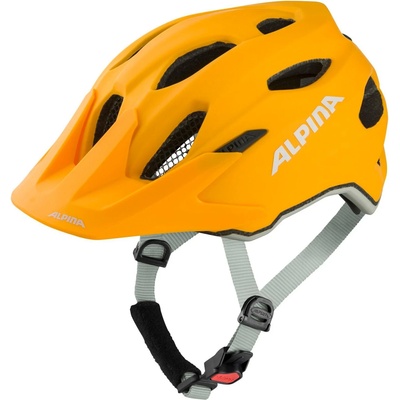 Alpina Каска за планинско колоездене Alpina Carapax Junior Bike helmet - Burned / Yellow Matt - размер 51-56 cm (851-0075-1811)