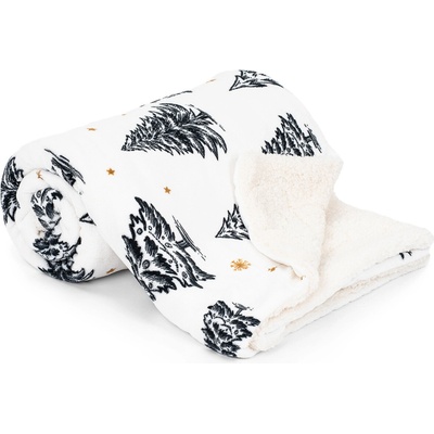 4Home Beránková deka Frosted Trees 150x200 – Zboží Mobilmania