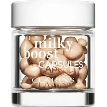 Clarins Milky Boost Capsules озаряващ фон дьо тен капсули цвят 02 30x0, 2ml