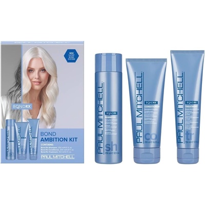 Paul Mitchell Bond Rx Ambition Kit šampon 250 ml + kondicionér 200 ml + péče 150 ml dárková sada