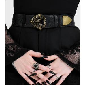 KILLSTAR дамски колан killstar - mothshade - черен - ksra015407