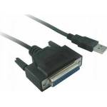 PremiumCord USB cable for printer, USB to parallel port