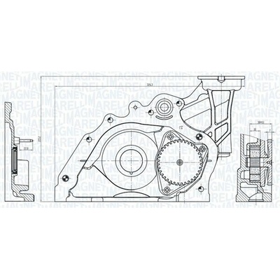 Olejové čerpadlo MAGNETI MARELLI 351516000124
