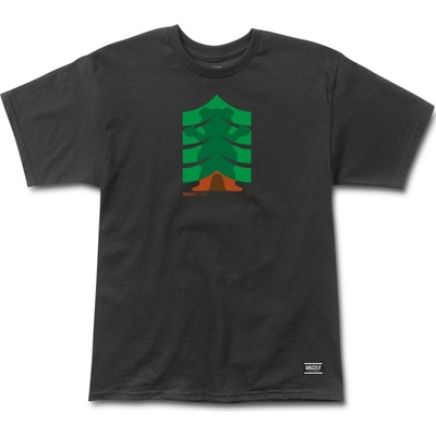Grizzly tričko strong Branches Ss Tee Blk