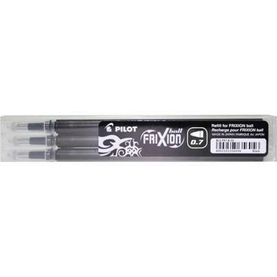 Pilot 2067-001 FriXion náplň do přepisovacího rolleru 0,7 mm černá 3 ks
