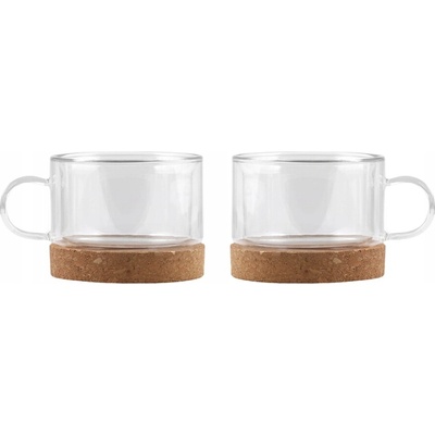 Design Sklenice na cappuccino Vialli 2 x 220 ml