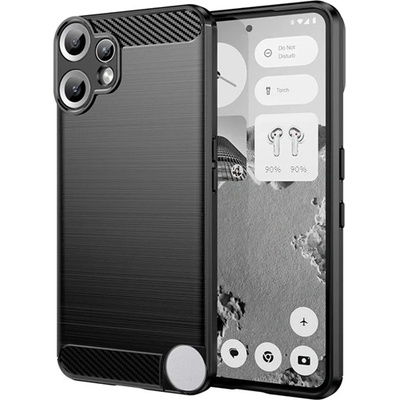 Gigapack Нищо CMF Phone 2 Pro GIGAPACK Силиконов протектор за телефон, устойчив на удар, карбонов модел, ЧЕРЕН GP-176292 (GP-176292)