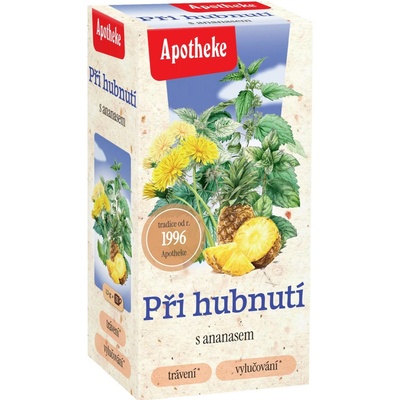 Apotheke Při hubnutí s ananasem čaj 20 x 1,5 g