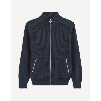 Celio Тъмносин основен пуловер Celio Vezipper Celio | Sin | МЪЖЕ | S