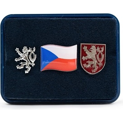 Sada odznaků ČESKÁ REPUBLIKA PIN – Hledejceny.cz
