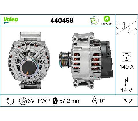 Alternátor VALEO 440468