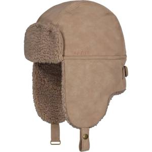 Barts Мъжка зимна шапка (beanie) Barts Joack Bomber Beanie - Light Brown - размер One Size (904-7176-0211)