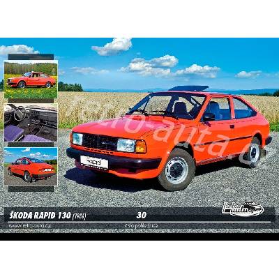 Pohlednice č. 30 - ŠKODA RAPID 130 (1986)