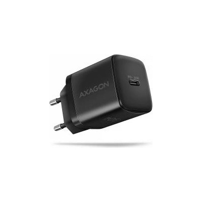 AXAGON AXAGON ACU-PD30 Charger, Sil 30W AC Charger, 1x USB-C Port, PD3.0/PPS/QC4+/SFC/AFC/Apple, Black