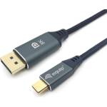Equip Кабел Equip - 133423 (USB-C към DisplayPort, apa/apa, 8K/60Hz, алуминиев корпус, 3 м) (133423)