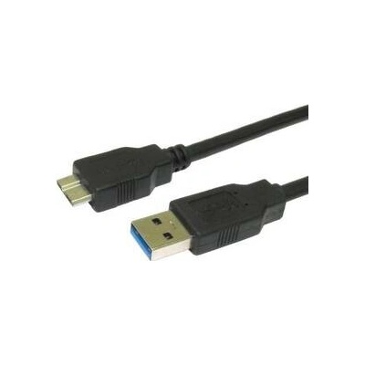 AQ xaqcc66005 USB 3.0/micro USB, 0,5m, černý