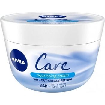 Nivea Care Nourishment Cream with Shea butter - Подхранващ крем за лице и тяло 200мл