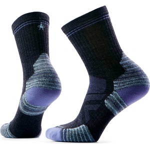 Smartwool Дамски туристически чорапи Smartwool Women's Hike Targeted Cushion Mid Crew Socks Walking socks - Charcoal - размер 38-41 (EU) (201-8943-0412)