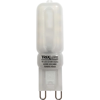 Trixline LED žárovka 6W 552lm G9 neutrální bílá