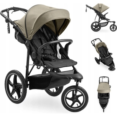 Hauck Runner 3 s ruční brzdou Olive 2024 – Hledejceny.cz