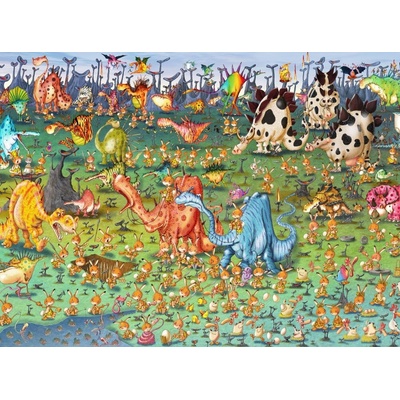 Grafika Dinosauři 2000 dílků