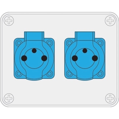 STAVEBNÍ ROZVADĚČ R-BOX 150 2x250V IP44 PAWBOL B.1601