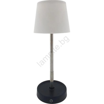 Baterie Centrum LED регулируема настолна лампа с докосване LED/3W/5V USB 800 mAh бяла (BC0642)