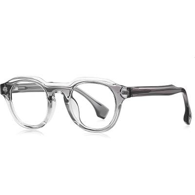 Techsuit Очила за компютър Techsuit Anti-Blue Light Glasses Reflex PC (LS088) - дамски, кръгли - Сив градиент